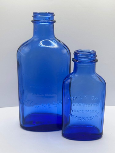 Vintage blue milk of - blue,