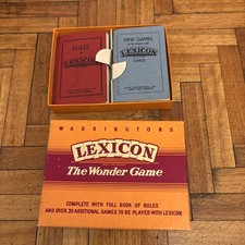 Lexicon The Wonder Game Waddingtons Vintage Card Game