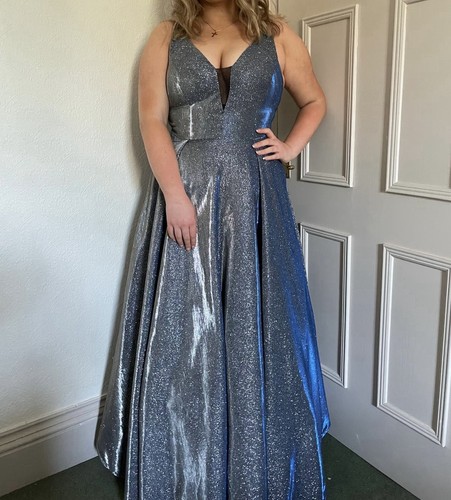 Stunning blue iridescent - iridescent, prom