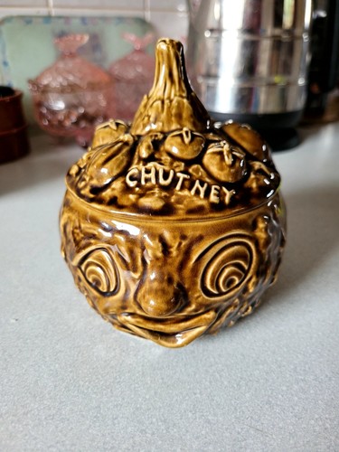 Sylvac chutney sauce face - chutney,