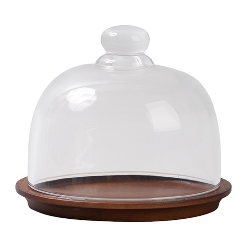 Cake stand with dome - cake,