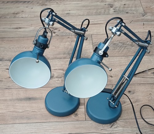 Pair ikea forsa - desk, lamps