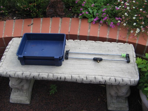 Two shakespeare seat box trays - two,