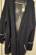 Mint Velvet Navy Cardigan With