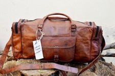 Bag Leather Vintage Gym Travel