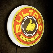 BULTACO TRIALS BIKE LED WALL LIGHT SIGN LOGO GARAGE AUTOMOBILIA CAR AUTO MONTESA