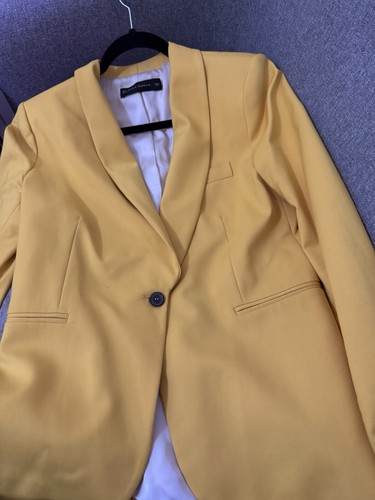 Zara mustard blazer - zara,