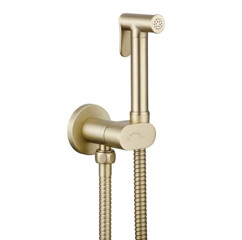 Conon brushed brass round - brushed,