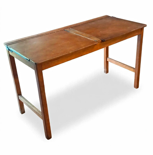 Vintage double school desk 2 - school,
