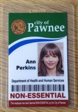 Parks and Recreation ID Badge- Pawnee Ann Perkins costume prop cosplay