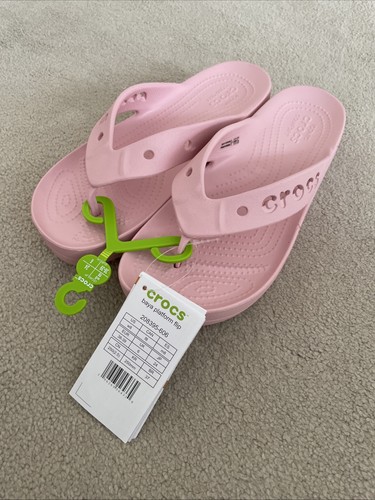 Crocs baya platform flip flops - crocs,