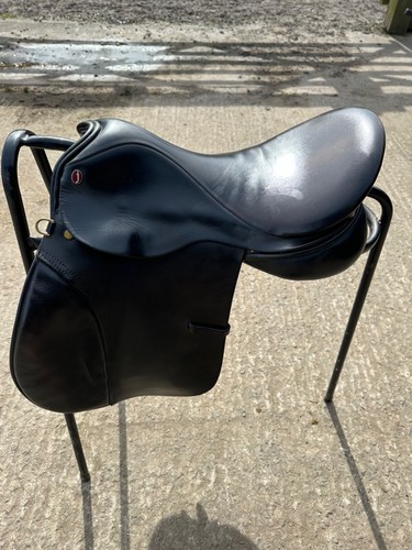 Jeffries saddle black wide - jeffries, 17"