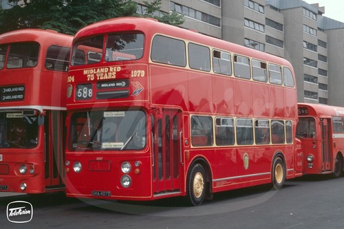 Bus photo midland red 6007 - red,