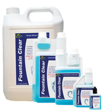 Hydra Fountain Clear - Fountain Cleaner -1ml Treats 10/30 Litres
