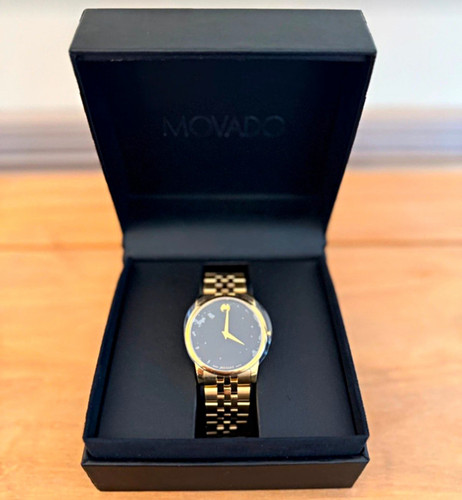 Movado museum quartz gold - quartz,