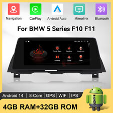 For BMW F10 F11 CIC 10.25" Touch Screen Android 14 GPS Navigation Carplay 4+32GB
