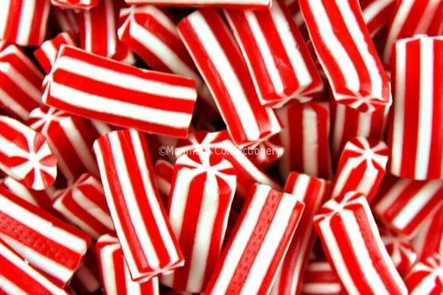 Mini candy canes - candy,