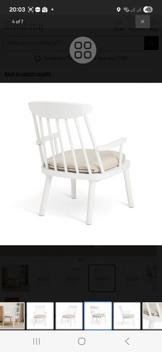 Habitat lenny spindle chair - spindle,