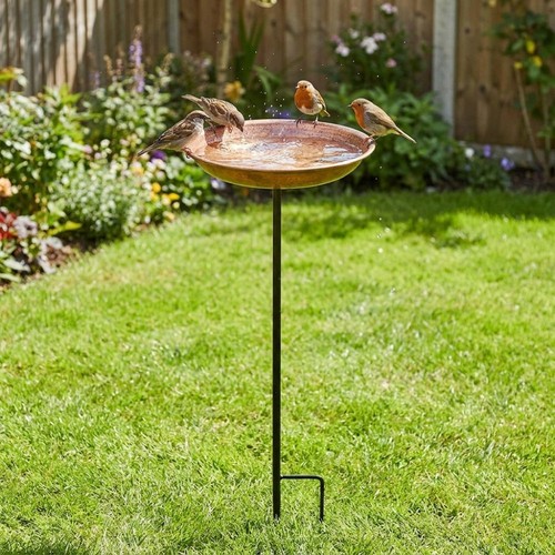 Iron art metal - bird, feeder