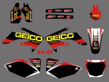 Decals Graphics Sticker Kit For Honda CRF250 2004-2005 CRF250R 2004-2005
