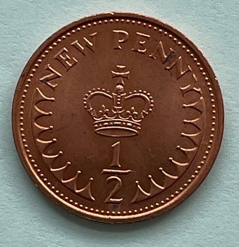Half pence 1971 1982 - pence,