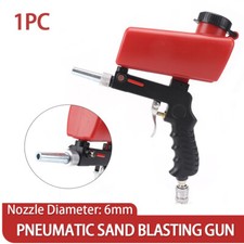 1/4" Pneumatic Sand Blaster Gun Portable 90psi Gravity Sand Blasting Spray Tool