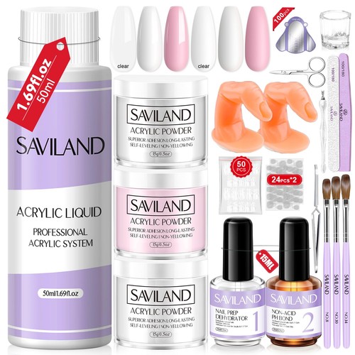 Saviland acrylic nail kit - saviland,
