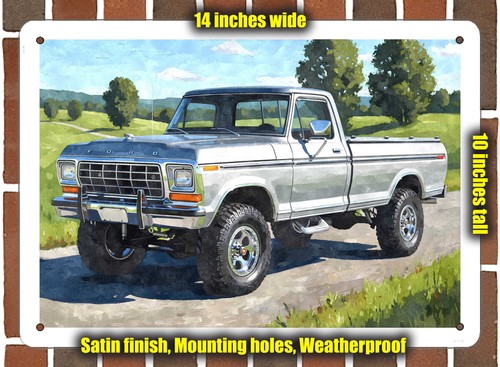 Metal sign 1979 ford f150 - sign,