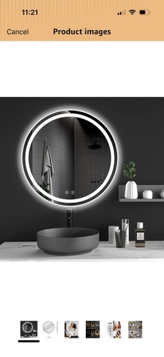 Dripex 500 round bathroom - 500, mm