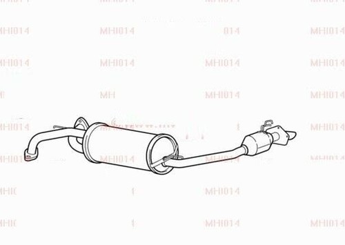 Exhaust for honda civic 0 - for,