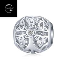 Sterling Silver 925 Charm Family Tree Celtic Bead Friend Daughter Wife Mum