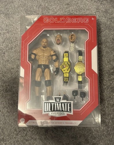 Mattel wwe wcw - mattel, goldberg