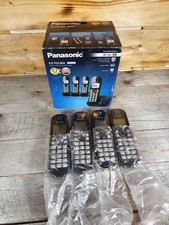PANASONIC KX-TGC464EB Cordless Phone - Quad Handsets , Black