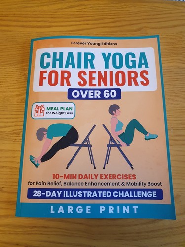 Chair yoga for - chair, over