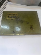 Vintage Capstan Navy Cut Cigarettes Metal Enamel Tin. Collectable
