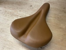 TAN / BROWN COLOUR MTB XC HYBRID CRUISER BIKE SADDLE / SEAT UNIVERSAL RAIL FIT