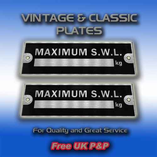 Swl weight plates - 2, for