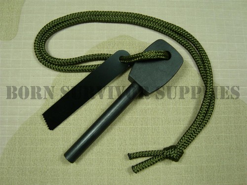 Large army firesteel flint - -, &