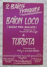  Antique Sheet Music 2 Typical Bayos, Loco & Turista Bayon (P. & G Blata)