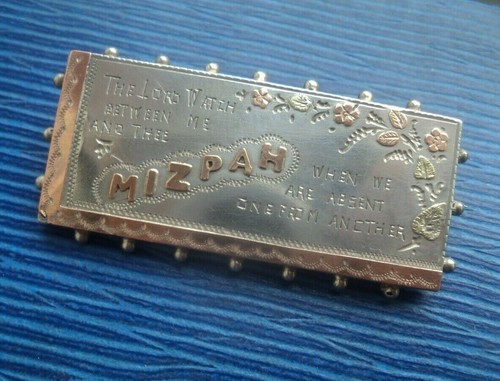 Silver mizpah sweetheart - mizpah,
