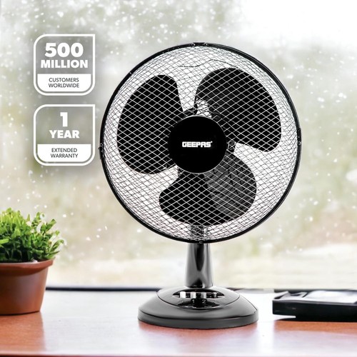 Geepas desk fan - 12",