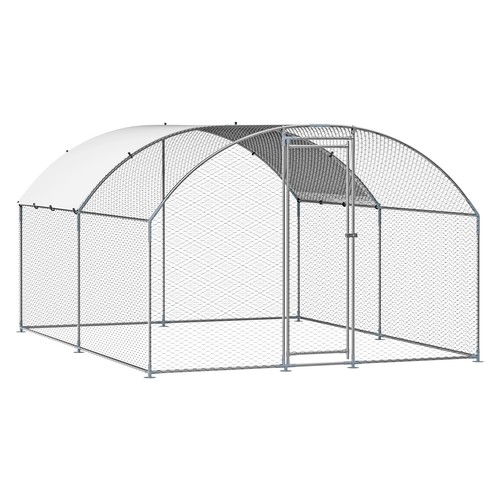 Metal chicken coop - chicken,