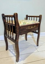 Edwardian Inlaid Music Stool