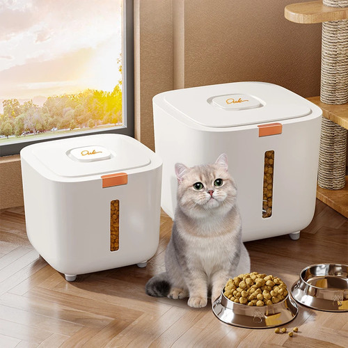 Pet food storage container - food,