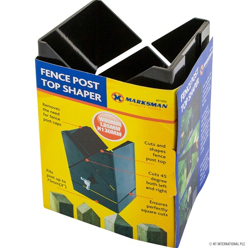 Fence wooden post top - top, shaper