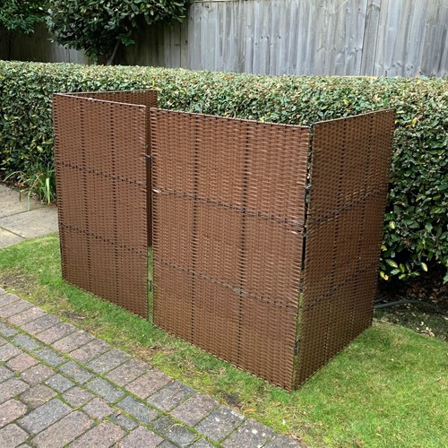 Garden dustbin wheelie bin - garden,