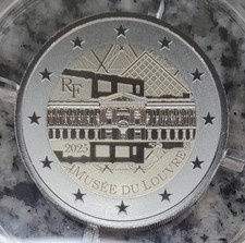 France 2 Euro Base Metals Reverse Proof Coin 2025 - Louvre Museum