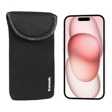 Neoprene Phone Case for Apple iPhone 15 Range 5G Smartphone Padded Sock Cover