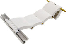 Roller Door Locking Strap Bracket Hinge 77mm Lath 4 Segment White