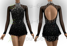 Figure Skating Dress Ice Skating Dress Competition Skating Wear black